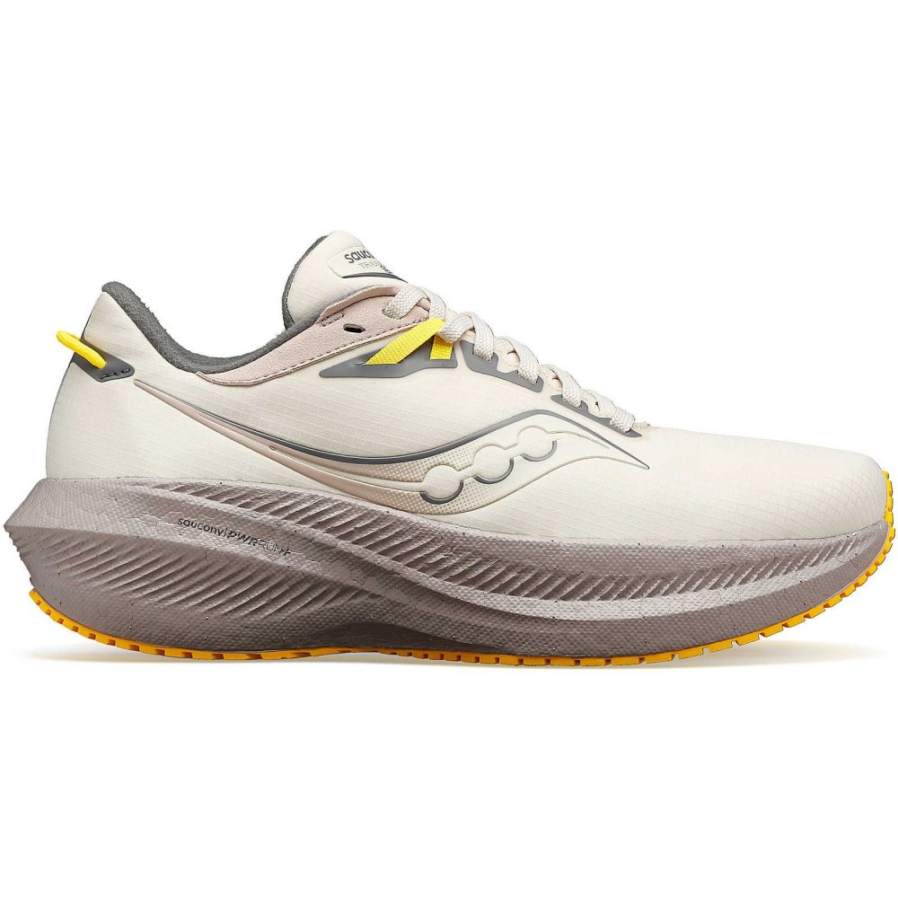 Saucony Triumph 21 RUNSHIELD Beige | 64758-JLQY