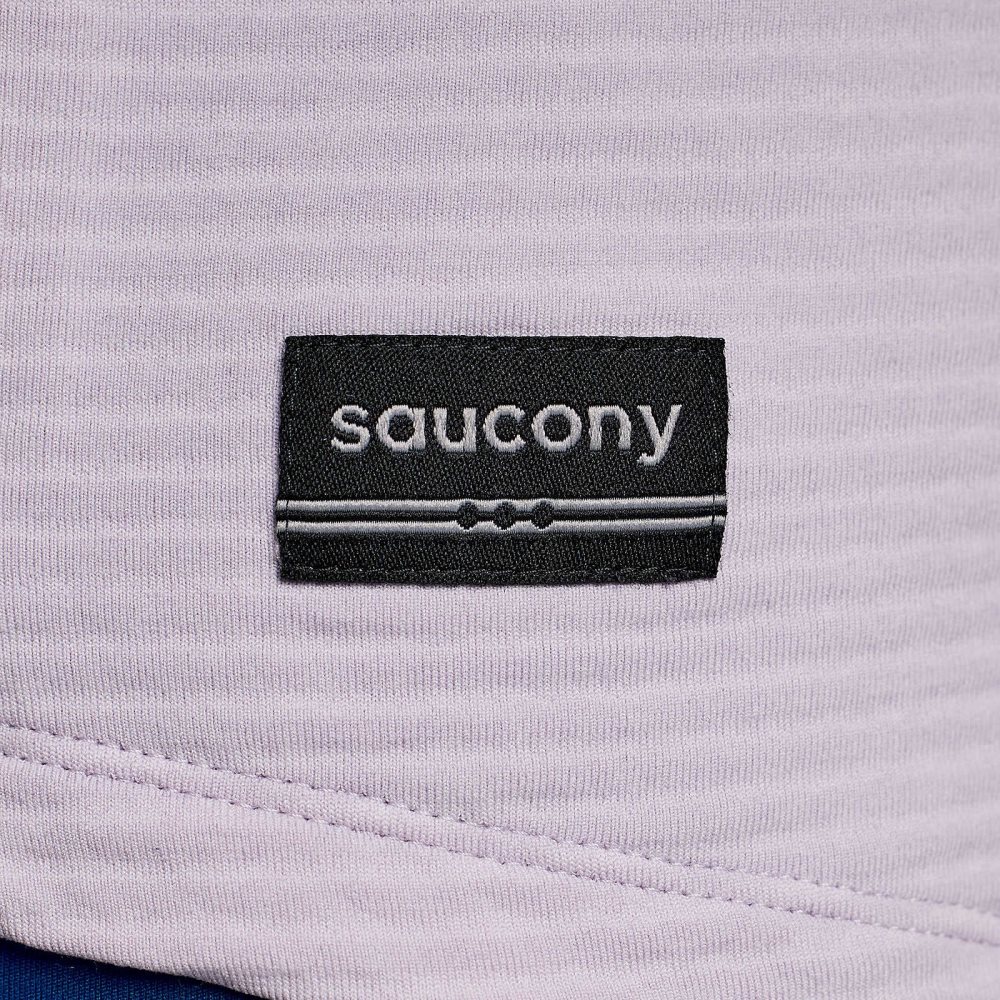 Saucony Triumph 3D 1/2 Zip Lila | 28701-LPFT