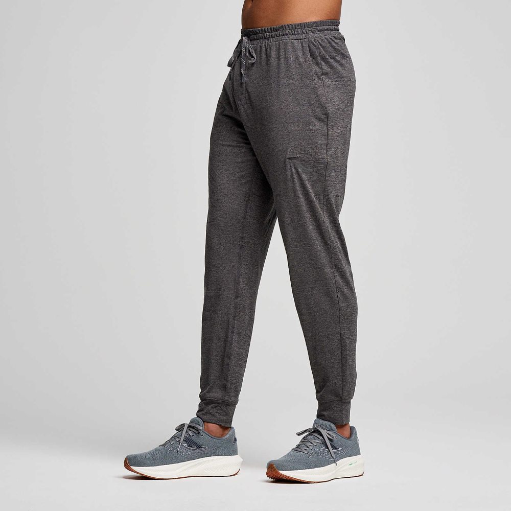 Saucony Triumph Pant Mörkgrå | 31649-LHVA