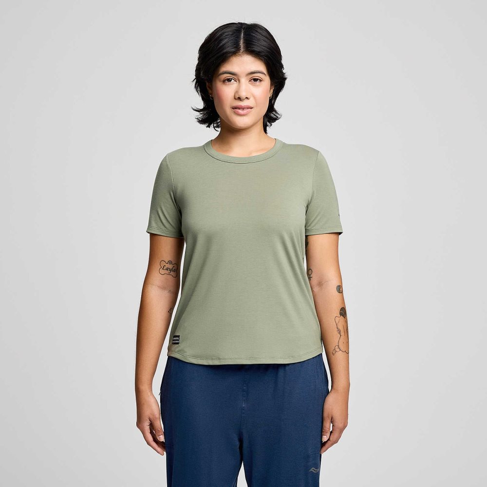 Saucony Triumph Short Sleeve Bough | 73506-VCRB